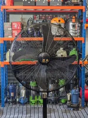 Heavy duty industrial stand fan floor standing 24 inch blades Pak-Fan