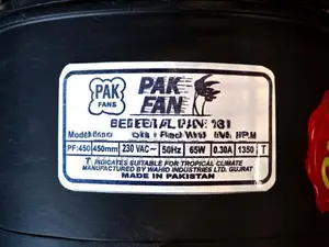 18" blades Industrial Stand Fans Pak-Fan heavy duty