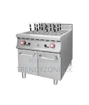 Industrial Pasta Boiler with Cabinet 12 Buckets