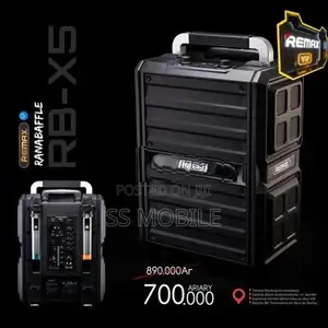 Remax RB-X5 Outdoor Trolley Bluetooth Speaker With Microphone