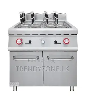 Industrial Pasta Boiler with Cabinet 12 Buckets