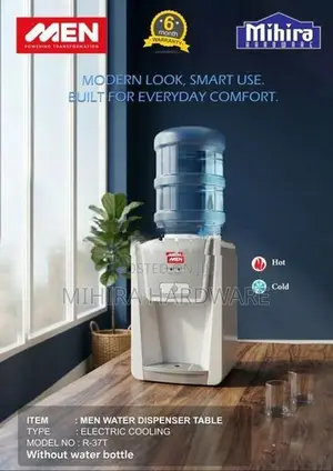MEN R-37T Table top type Water bottle dispenser electric cooling heati