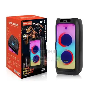 Ndr-1608 Double 8inch Stereo Sound Powerful Rechargeable Party Speaker