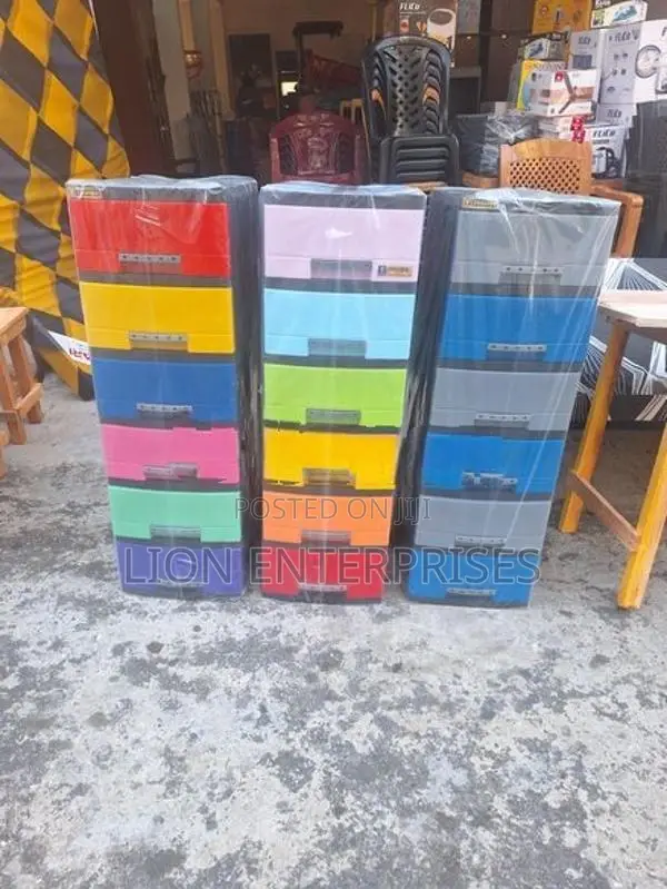 6 Drawer Plastic Cupboards