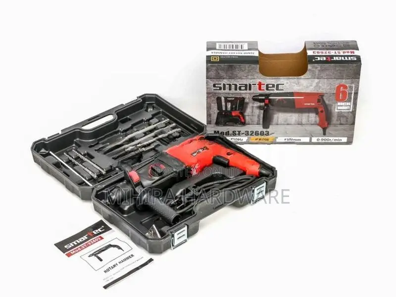 3 Functions Smartec 800 Watts Rotary Hammer Hilti Drill Machine by Hug