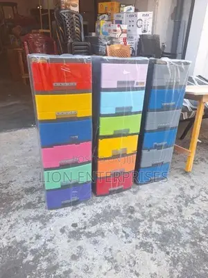 6 Drawer Plastic Cupboards