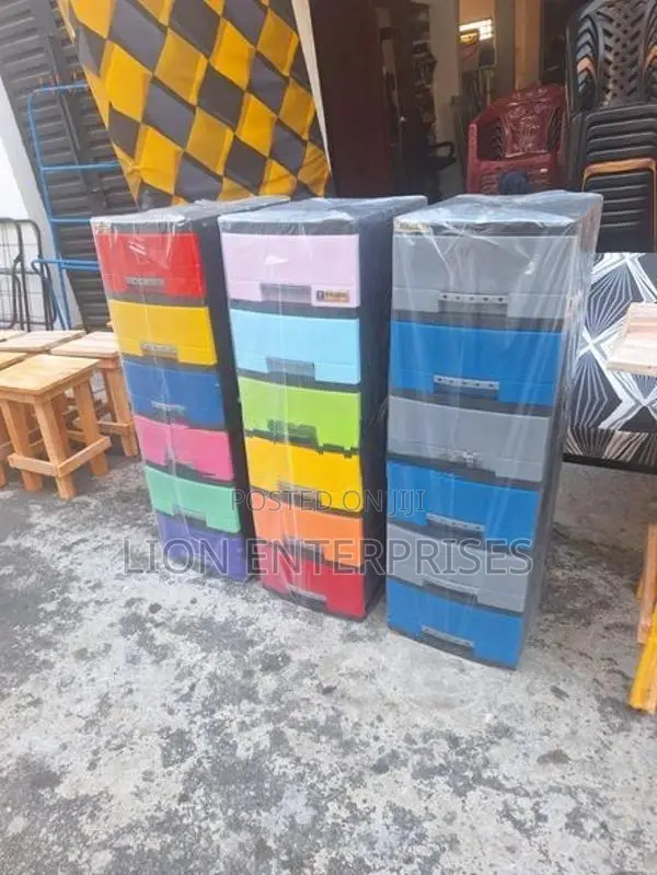 6 Drawer Plastic Cupboards