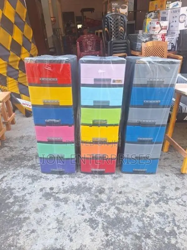 6 Drawer Plastic Cupboards