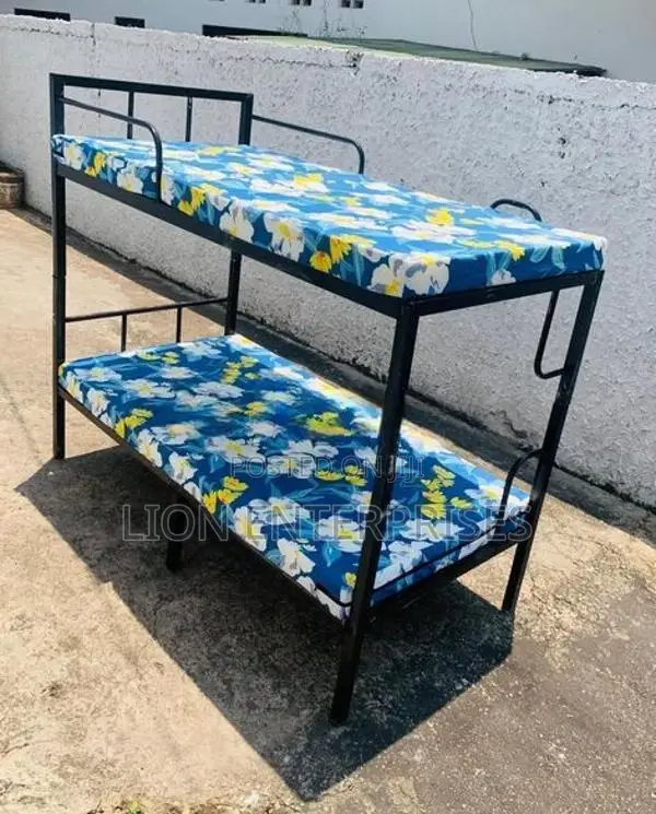 Steel Bunk Bed with 2 Foam Mattresses