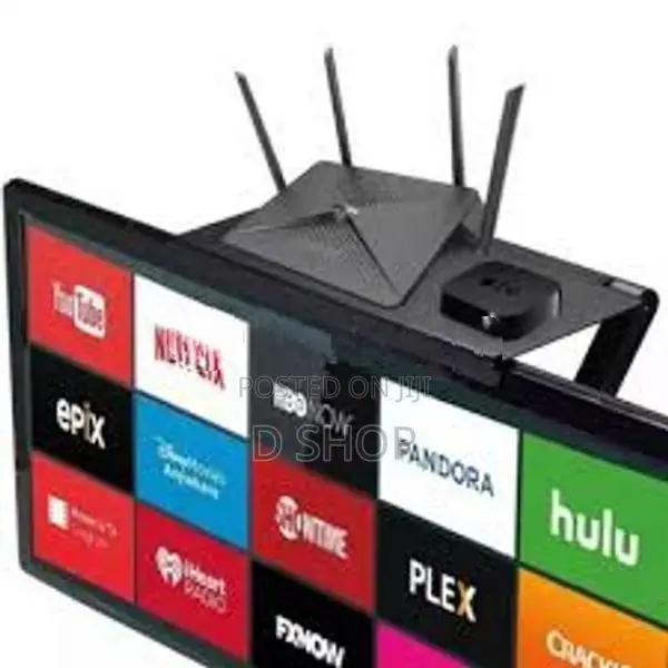 Top Shelf Adjustable Screen Display Stand TV Rack