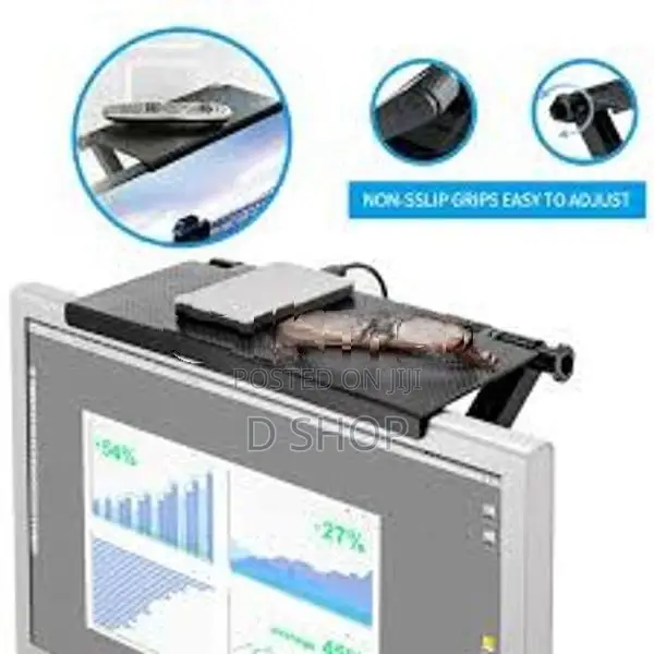 Top Shelf Adjustable Screen Display Stand TV Rack