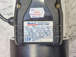 Centrifugal water pump MAC QB60 0.5HP motor Small impeller