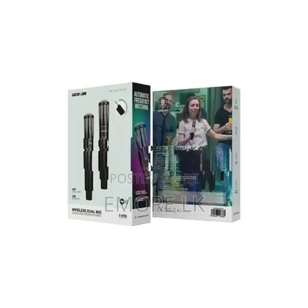 Green Lion Wireless Dual Mic Cordless Microphone