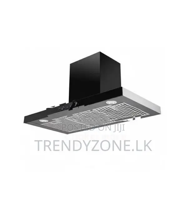 Industrial Exhaust Hood - Black 600mm