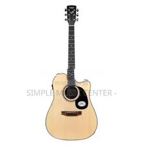 Saga SF-600CE 41'' Dreadnought Cutaway Electro Acoustic Guitar