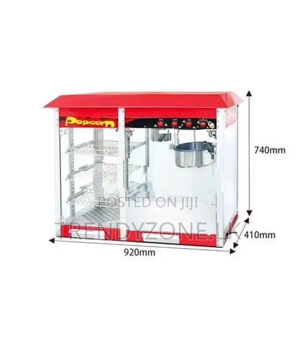 Industrial Electric Pop Corn Machine With Showcase