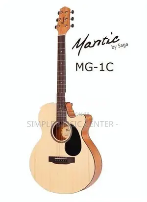 Mantic MG-1C Cutaway Grand Auditorium body Shape Acoustic Guitar