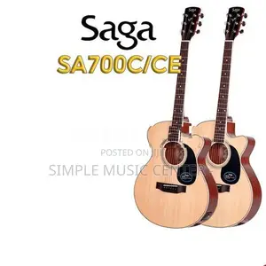 SAGA SA700CE | Grand Auditorium CW Acoustic-Electric Guitar