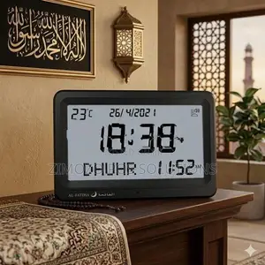 Digital Azan Clock FAJ-113 – Prayer Alarm Calendar