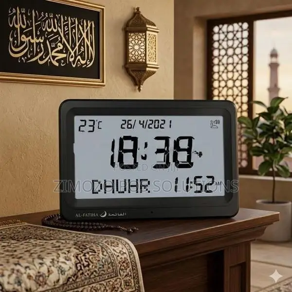 Digital Azan Clock FAJ-113 – Prayer Alarm Calendar