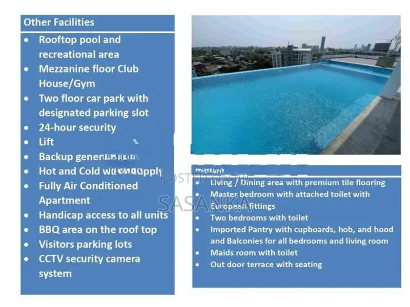 Colombo 5 Brand New Super Luxury Apartment For sale