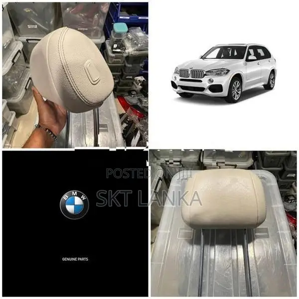 Genuine BMW X5 2017 oyster front leather seat headrest