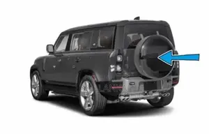 Genuine Defender 2025 P300e P400 spare wheel carrier