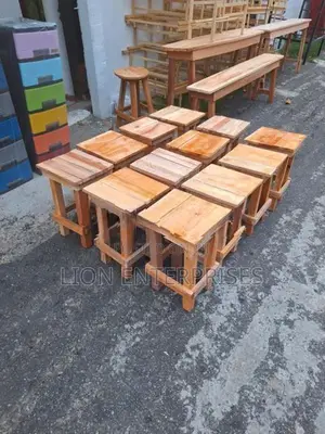 Mahogany Wooden Stools