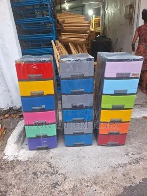 6 Drawer Plastic Cupboards Sets