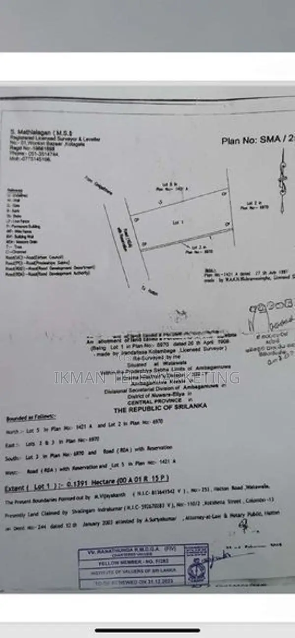 Land for Sale in Wattawalla (hatton)