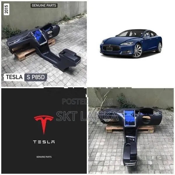 Genuine Tesla Model S 2015 dashboard centre console airbags screen