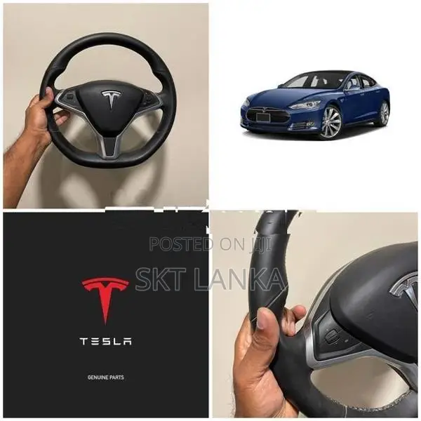 Genuine Tesla Model S 2015 steering with airbag