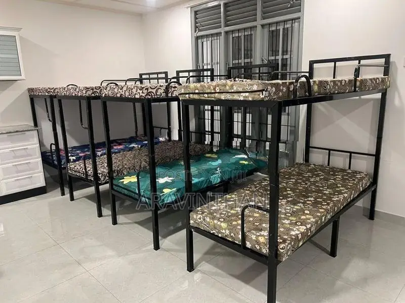 Steel Bunker Bed 2 Single Foam Mattress