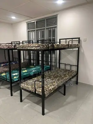 Steel Bunker Bed 2 Single Foam Mattress