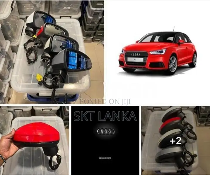 Genuine Audi A1 2017 door driver side mirror complete
