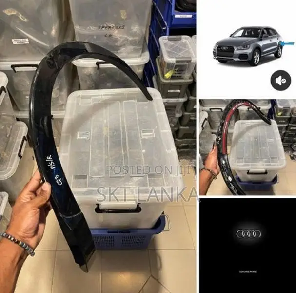 Genuine Audi Q3 2017 passenger rear wheel arch moulding bumper fender
