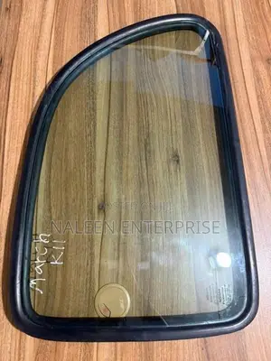 Nissan March K11 2 Door Rear Left Side Body Glass with Beeding