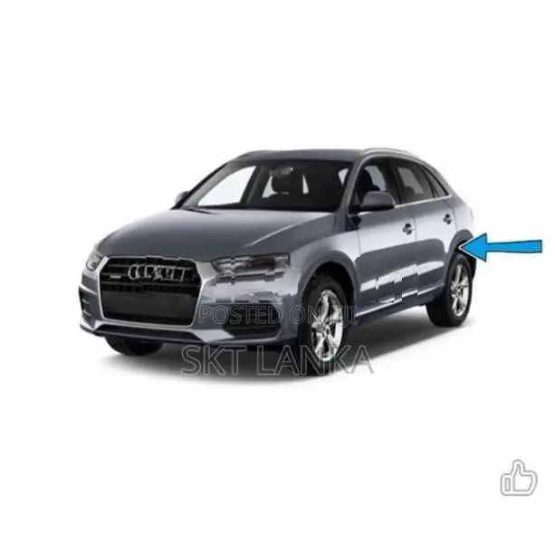 Genuine Audi Q3 2017 passenger rear wheel arch moulding bumper fender