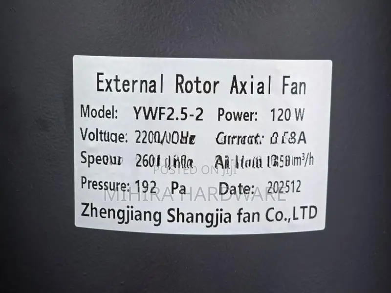 Barrel type Industrial exhaust fan VBW 250mm 10" external rotor axial