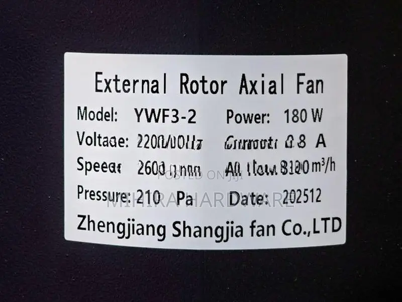 VBW 300mm 12" barrel type Industrial exhaust fan external rotor axial