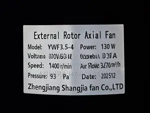 Barrel type industrial exhaust fan VBW 350mm external rotor axial drum