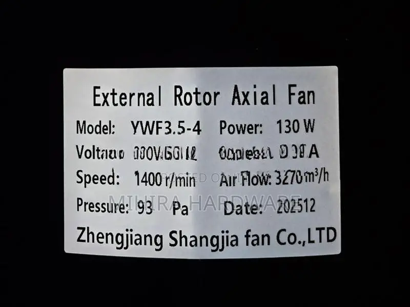 VBW 350mm Barrel type industrial exhaust fan external rotor axial drum