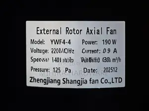 VBW 400mm Barrel type industrial exhaust fan external rotor axial drum