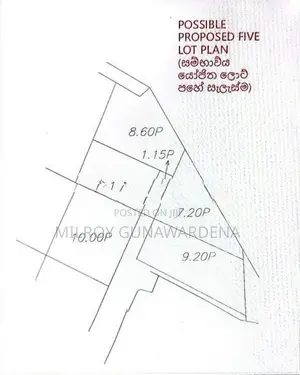 Land for Sale 500 m behind SLIIT Uni Isurupura - Malabe