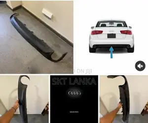 Genuine Audi A6 Hybrid 2014 rear bumper diffuser