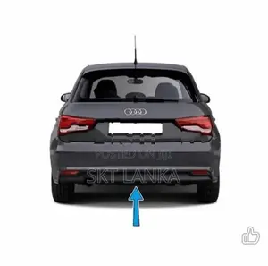 Genuine Audi A1 2017 rear bumper diffuser with reflector light