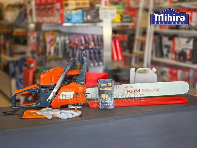 KHM 681 58cc 22" Chainsaw chain saw machine චේන්සෝ චේන් සෝ මැශින්