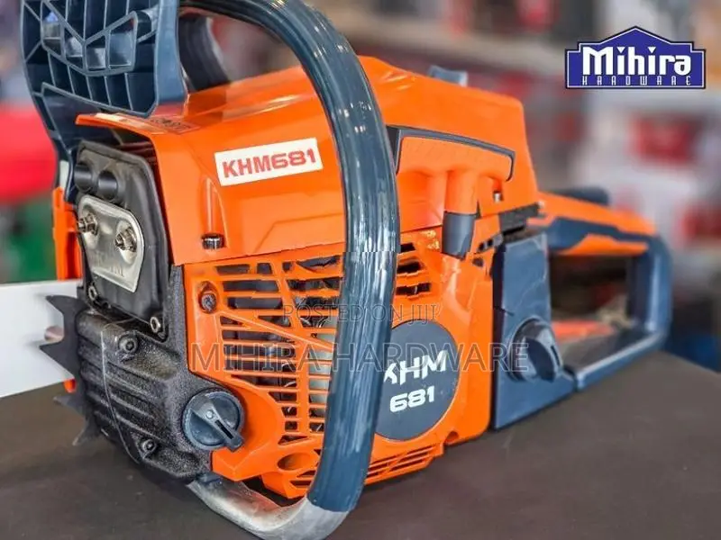 58cc 22" Chainsaw chain saw machine KHM 681 චේන්සෝ චේන් සෝ