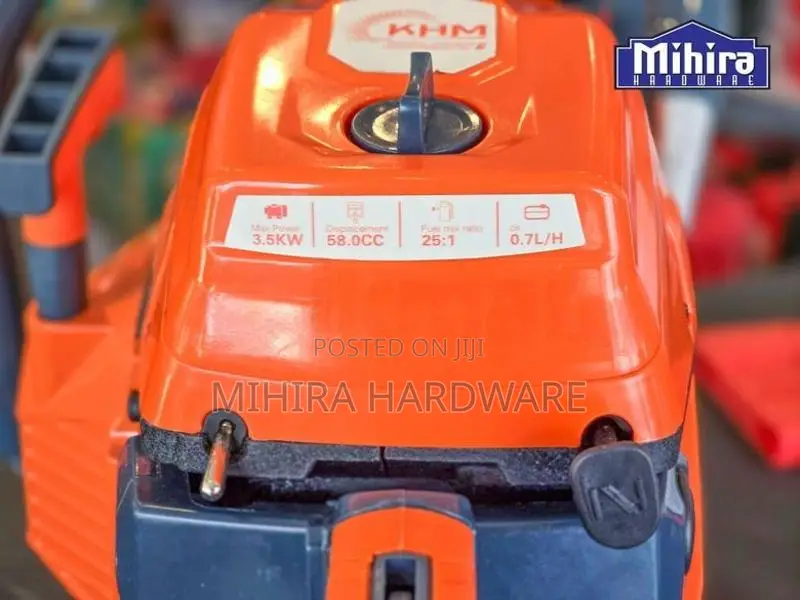 58cc 22" Chainsaw chain saw machine KHM 681 චේන්සෝ චේන් සෝ