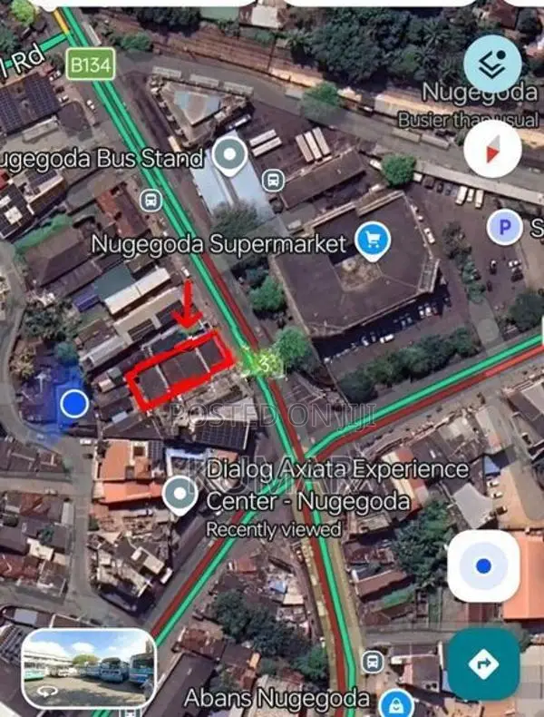 Commercial Land for Sale at Nugegoda Supermarket Junction